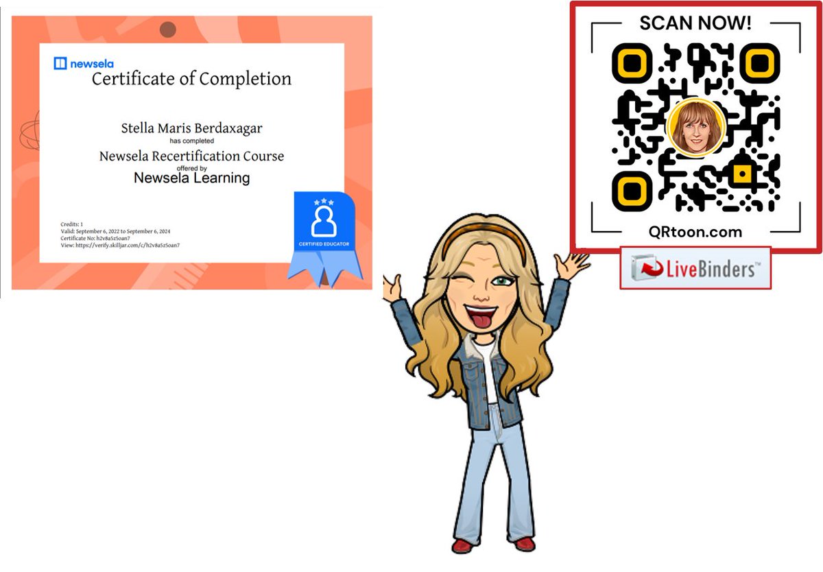 SMBerdaxagar's tweet photo. πPleased about this! βπβπβI have just recertified as an official @Newsela Certified Educator π§βπ«#NCE and updated my #livebinder β#οΈβ£βπβ #PD & #Curation in action.
https://t.co/MmskAP1lcQ https://t.co/iNxqEW0Q50