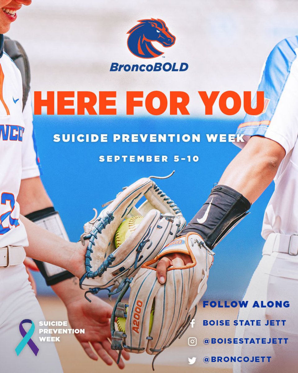 Join #BroncoBOLD and the Office of Student Outreach and Assistance as we highlight mental health and suicide prevention throughout the week. Together, we are BroncoBOLD. #HereForYou