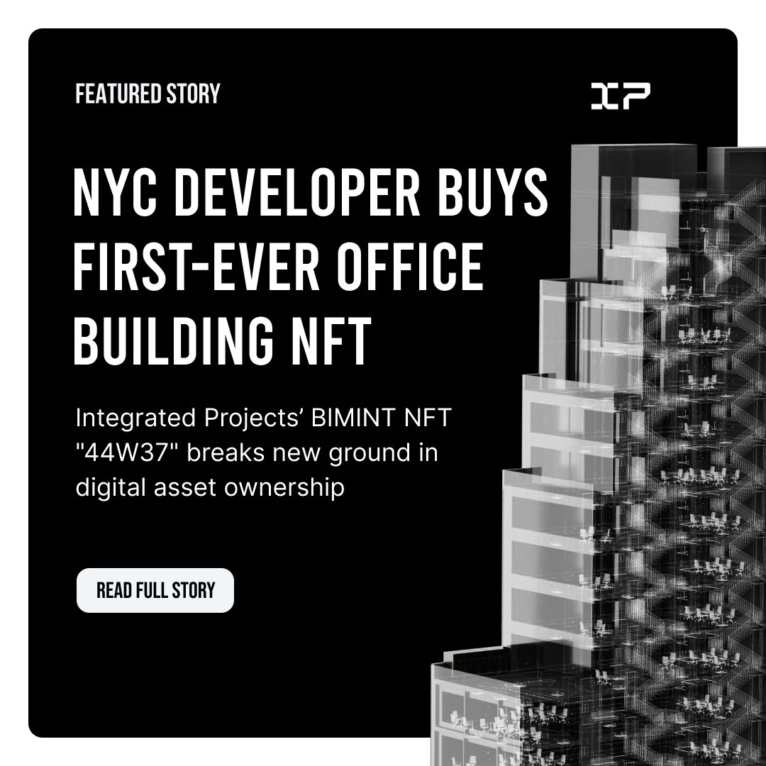 Integrated_IP's tweet image. 44W37 aims to monetize and authenticate ownership of the building’s digital assets.

Read the full story at integrated-projects.com/post/first-nft…

#BIMINT #44w37 #IntegratedProjects #realestate #NFT #architecture #engineering #design #archdaily