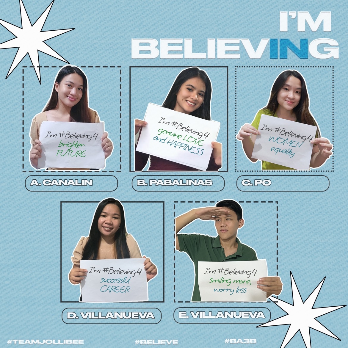 Miggylitwo's tweet photo. “If you can dream it, you can do it.” ―Walt Disney.✨

Nobody can stop you from believing. So, fight for it, seize it, and you will succeed.

Reminder: Your failure is not a measurement of who you are.
- Engineer Jay, 2022

#TeamJollibee #Believe #ManaSci #BA3B https://t.co/IJk4Mt0zih