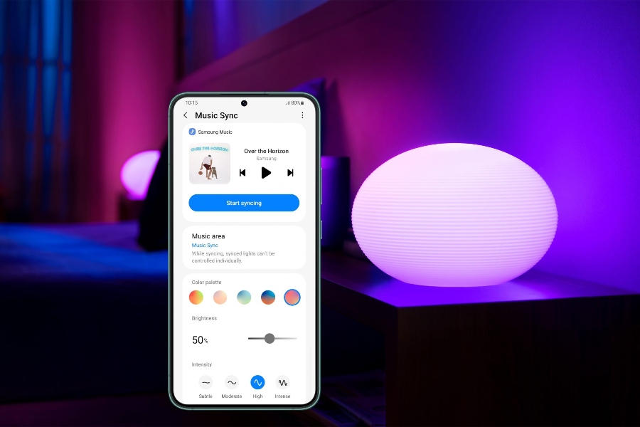 DesignWell365's tweet photo. A new integration between Samsung SmartThings and Philips Hue lights allows users to let the music to control their lights. https://t.co/HWbacnkUuz https://t.co/AiNT6D8OxB