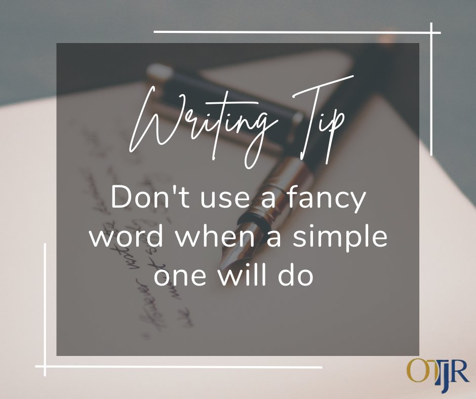 OTJRJournal's tweet photo. It's all about readability.
#academicchatter #writingtip #academicwriting #occupationaltherapy #writersblock #OT #OTresearch #Occupationalscience #OTTalkTuesday https://t.co/YFbepA9D4p