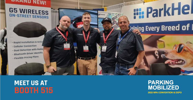 ParkHelp's tweet photo. Did you miss visiting us at IPMI in July? Don’t worry. We’ll be presenting our newest sensors at NPA Convention &amp; Expo this month! Find us at Booth 515! Schedule a meeting now! https://t.co/nqSDUjADOo #ParkHelp #parkingsolutions #parkingsystems #NPAExpo https://t.co/HlMVi9uF1p