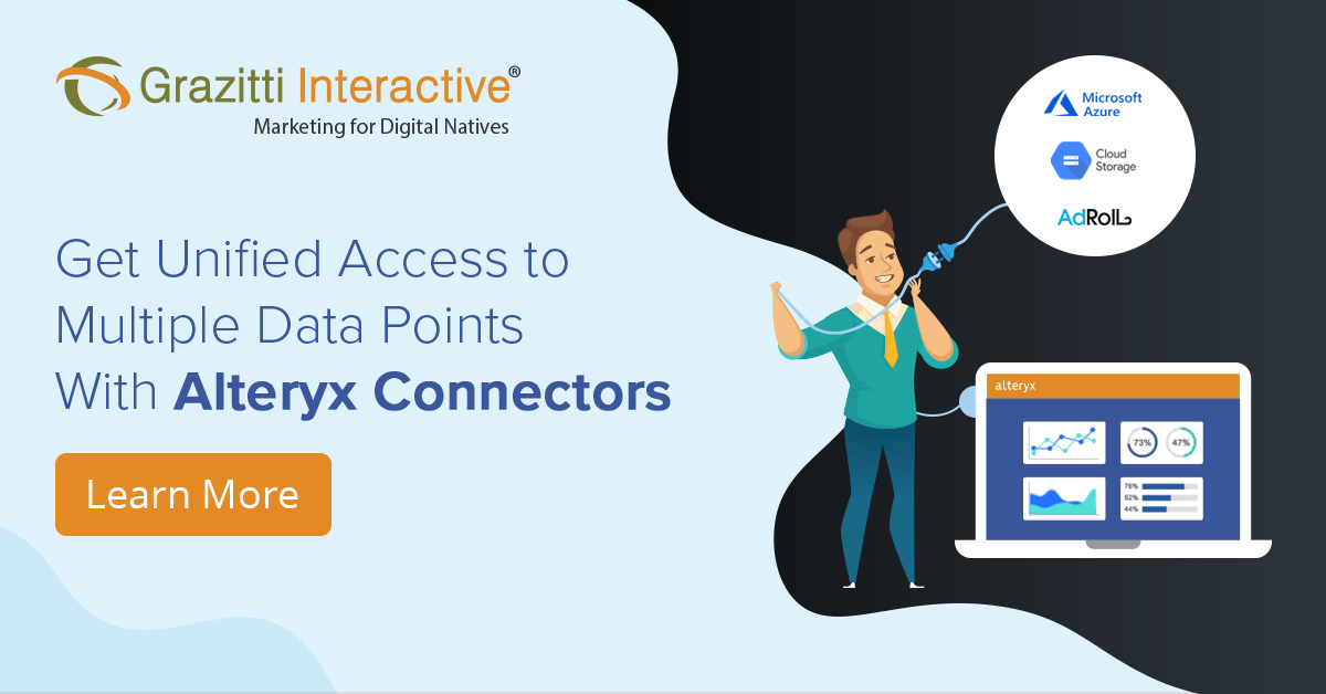 Grazitti's tweet image. Unified access to data points is critical for effective analytics. Learn how you can access multiple data points with Alteryx connectors.

👉 rb.gy/dnsiz0 👈

#AlteryxConnectors #DataAnalytics #analytics #Grazitti