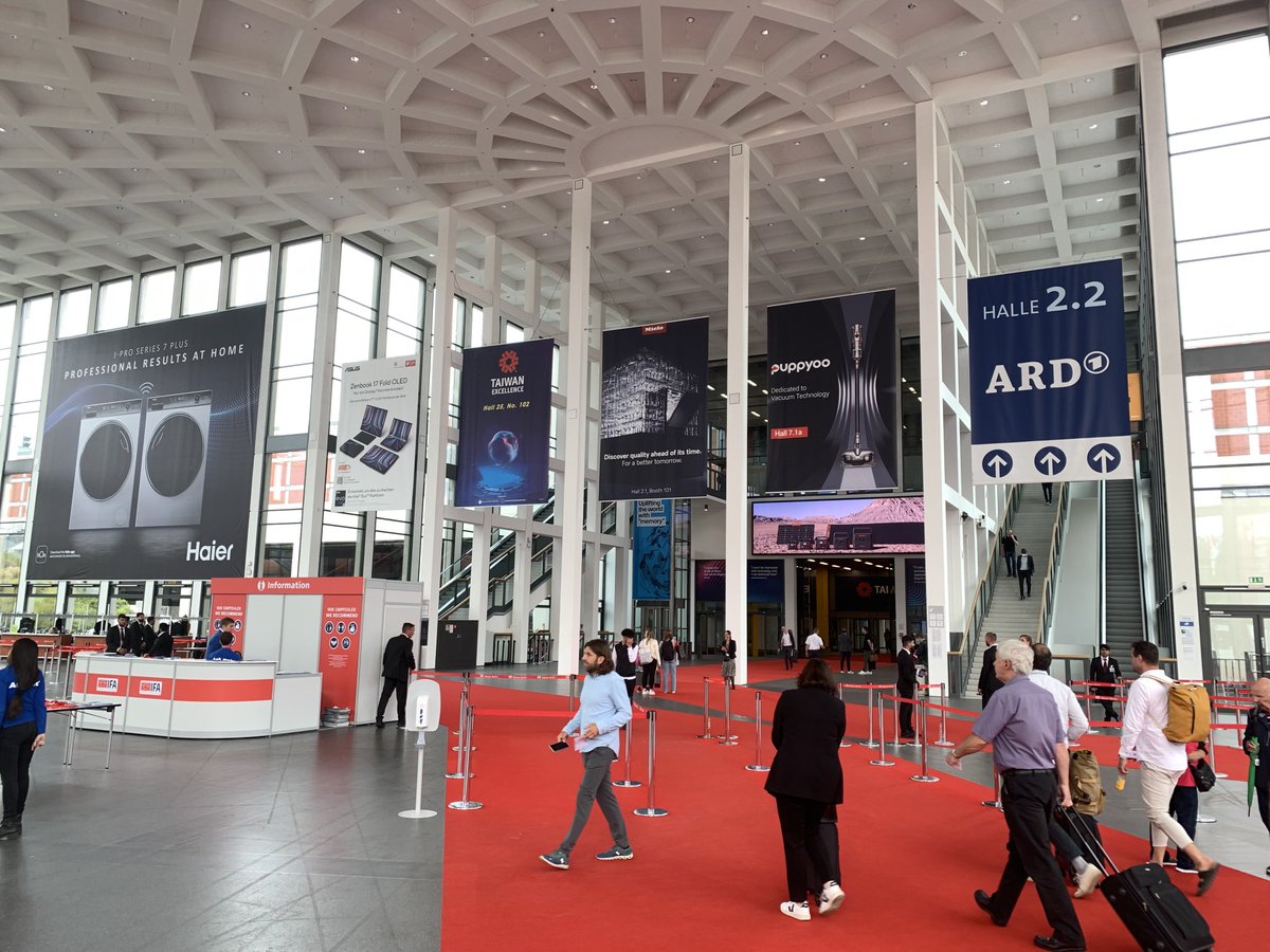 IFA 2022: ARD with TheSans and TheAntiqua, Haier is using Calibri, and Miele introduces the new Miele Elements font family.