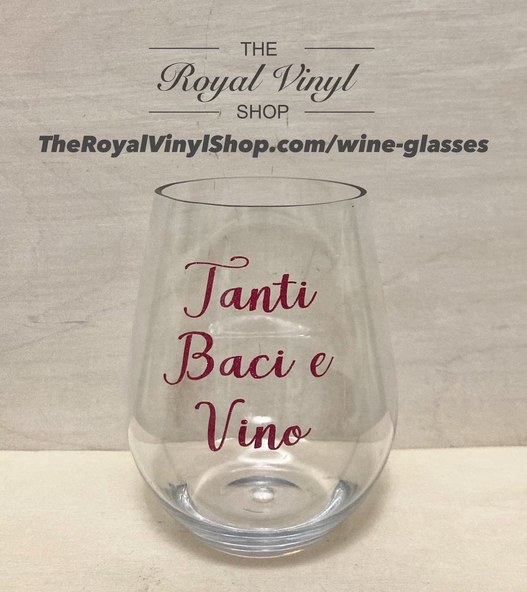 RoyalVinylShop's tweet photo. “Tanti Baci e Vino”
Customize your own wine glasses @ https://t.co/EiONXYLfOo

#theroyalvinylshop #tantibaci #vino #wineglass #wineglasses #customwineglasses #wine #wines #winelover #winestagram #winelovers #winewinewine #winetime #wineoclock #winestyle #winemoments #winelife https://t.co/741lYT8j3H
