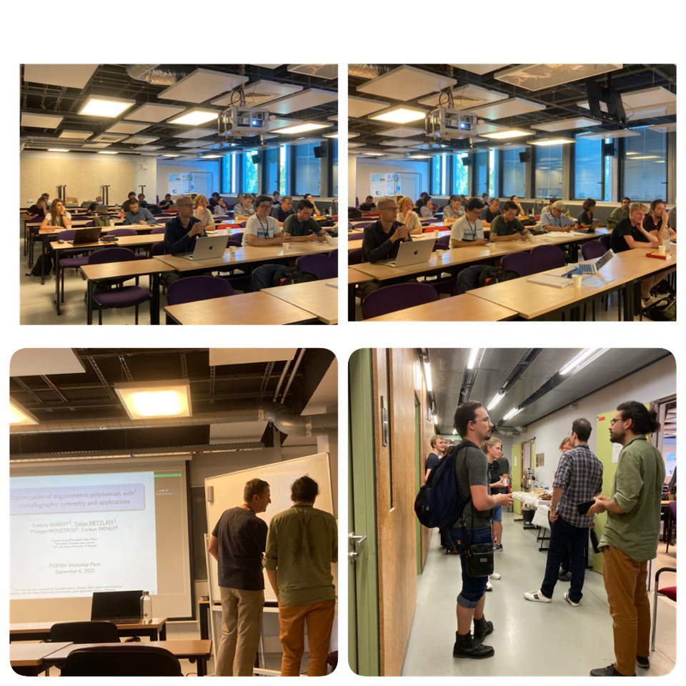 <a href="/POEMA_H2020/">POEMA</a> final #workshop is going on in #Paris at <a href="/Sorbonne_Univ_/">Sorbonne Université</a> with talks on #polynomial #optimization . If you want to join us online, visit our website - poema-network.eu
