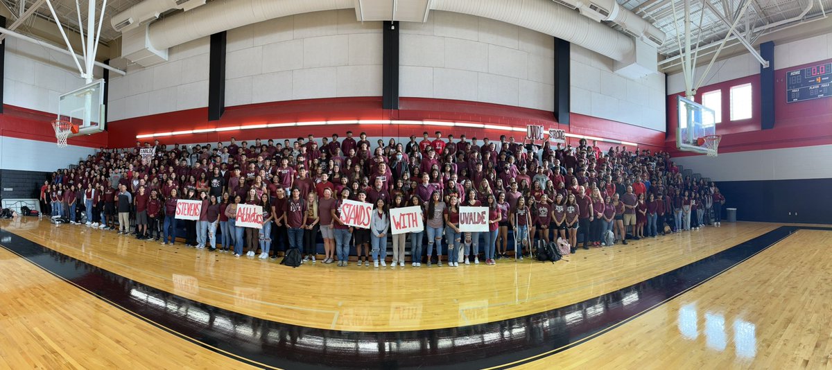 Stevens Athletics Stands With Uvalde.  #uvaldestrong