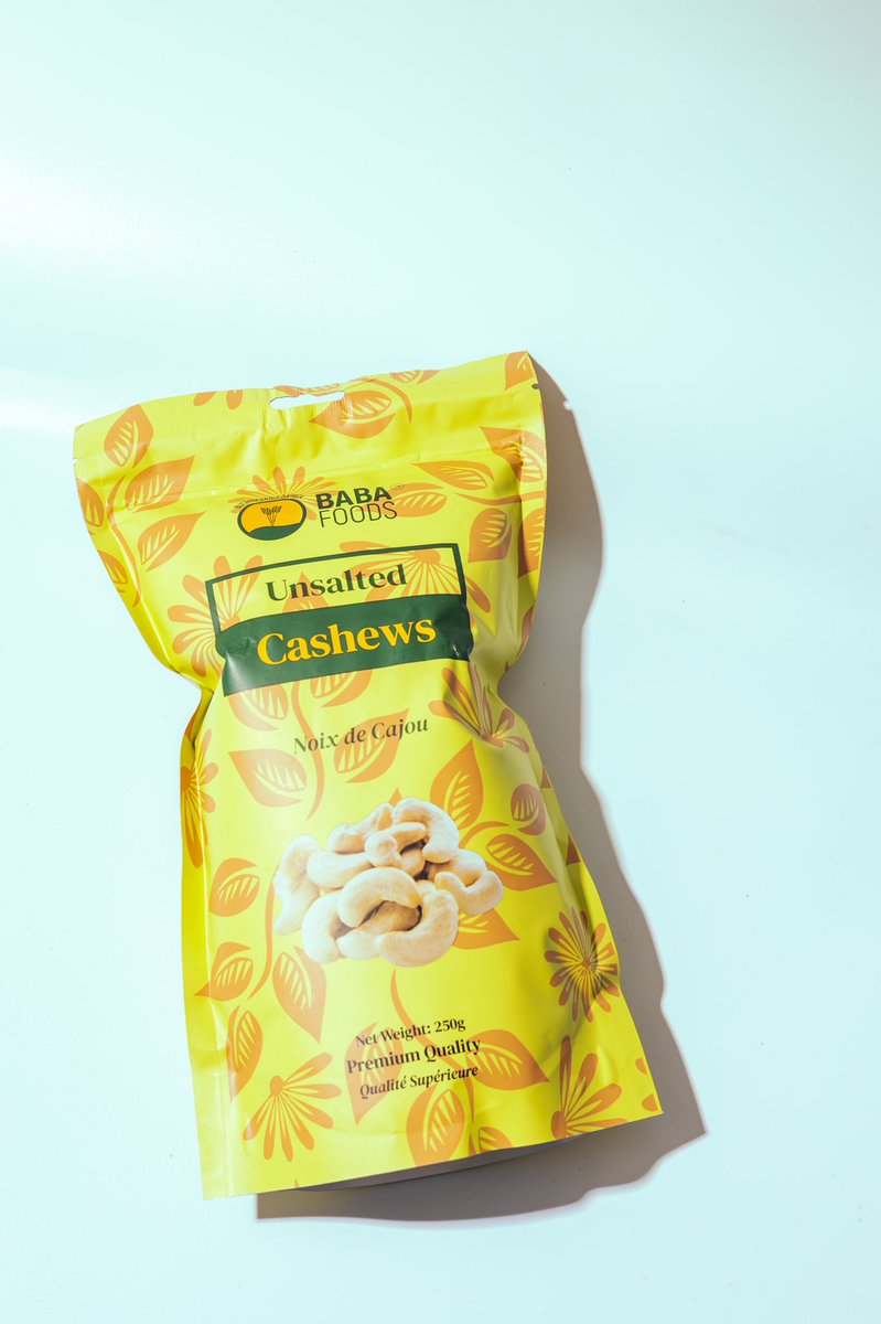 BabaFoodsCashew's tweet photo. UNSALTED NUTS!

Our unsalted cashew nut in its full glory! 

Have you tasted this flavor before? Did you enjoy it? Let us know🥜🤩

#babafoods #cashew #cashewlover #snackon https://t.co/z84ZDI6uF0