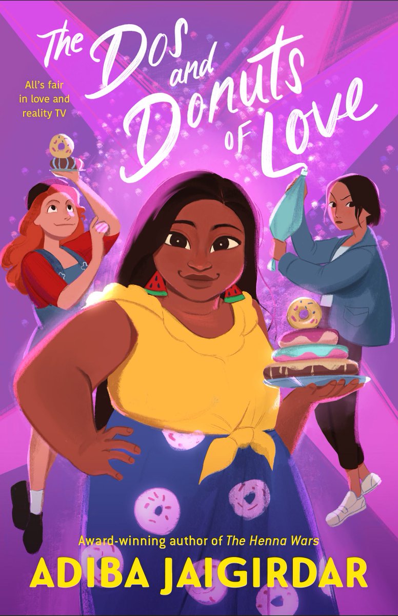 🍩 COVER REVEAL 🍩

When Shireen enters a new televised baking competition, she doesn't expect things to get so messy. I mean, competing with her ex-gf &amp; a new crush? What's a girl to do??

illustration: <a href="/nabihaiderali/">Nabi H. Ali</a> 
design: @mallorygrigg 

Pre-order: bit.ly/3Ru8Cgy