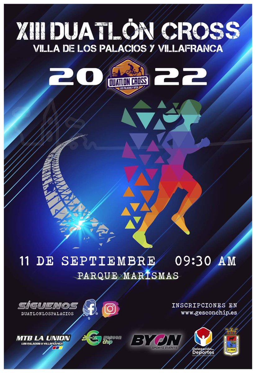 Este fin de semana 11 de Septiembre toca acompañar a los@amigos de los palacios con su DUATLON !!!💪🏼💪🏼💪🏼#no te lo pierdas 🔥🔥🔥🔥