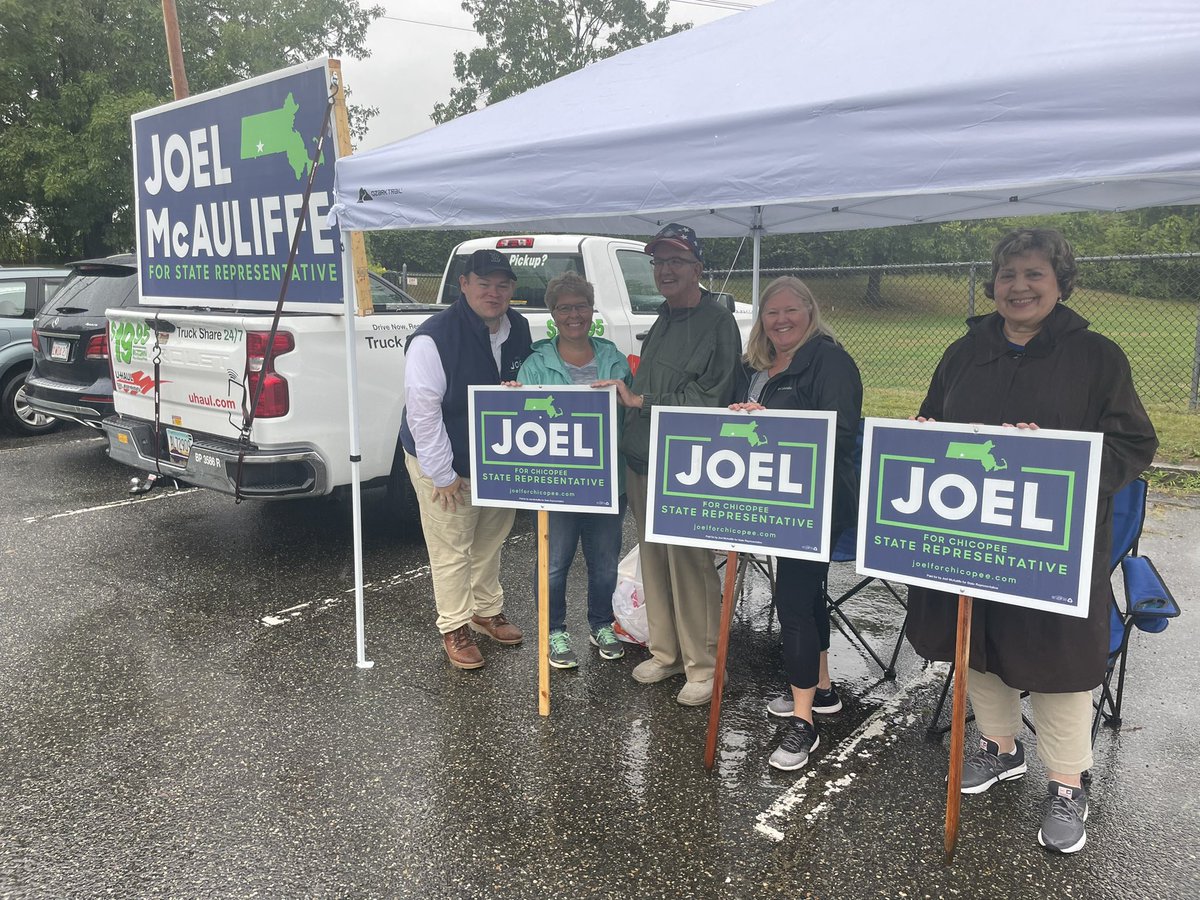 Thank you to all of our volunteers across the city braving the rainy conditions to show support. Team Joel is truly deadicated!