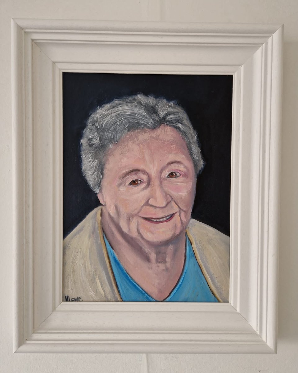 "The twinkle in her eye", beautiful lady, thank you for the opportunity to paint you! #portrait #portraitpainting #portraiture