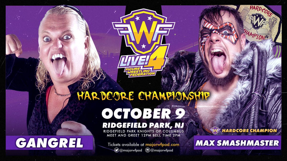33 DAYS AWAY from #FWFLive4! TIX: tinyurl.com/fwflive4tix 'The Red-Headed Rebel' @HEATHXXII defends the FWF Interstate Championship against @darewolf333! @gangrel13 has a thirst for gold as he challenges Max Smashmaster for the FWF Hardcore Championship! MORE MATCHES TBA!