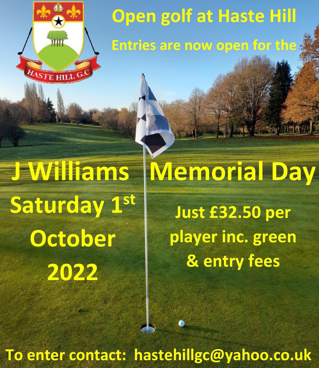HasteHillGC's tweet photo. The next men's open competition is set for Saturday 1st October 2022 #northwood #northwoodhills #golf #golfcourse #golfclub #golflife #opengolf #middlesexgolf #londongolf #golfhillingdon #Ruislip #Pinner #Harrow #Harefield #Uxbridge #ruislipmanor #Rickmansworth #Eastcote https://t.co/3fKOzuPDgQ