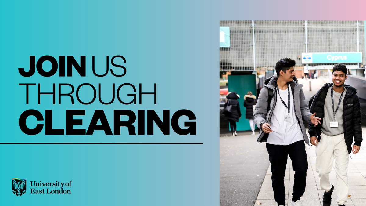 UEL_News's tweet photo. Clearing is still open! Any questions about the process? We have a guide to help you with the basics! π
https://t.co/CuYsoeLRsE
Apply today and get started on your dream career!
#Clearing2022 #Clearing22 https://t.co/G0n8v4Ydnw