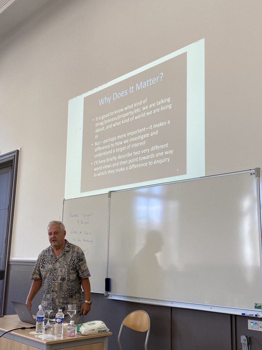philinbiomed's tweet photo. John Dupré (@UniofExeter) at #EASPLS in Bordeaux: Why (naturalistic) #metaphysics matters to science. https://t.co/GlVwhd0Mnp