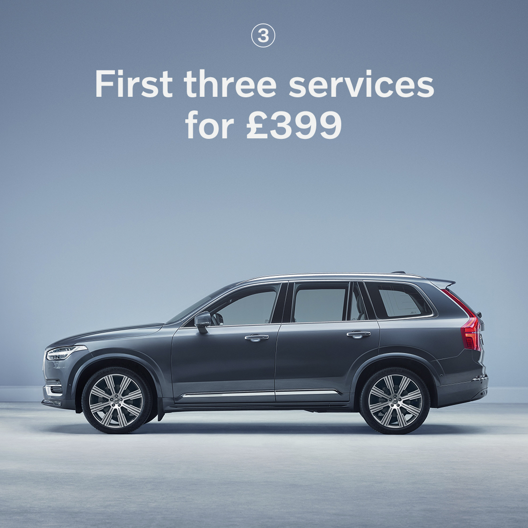 DonaldsVolvo's tweet photo. Good things come in fours at The Volvo New Car Sale Event.  Get a new mild hybrid SUV with 0% APR, the first three services for £399 and quick delivery this year* across XC40, XC60 and XC90.

Visit https://t.co/UegKBFY3Ht to find out more/ book your place.

T's and C's Apply. https://t.co/LzRNRAvzQT