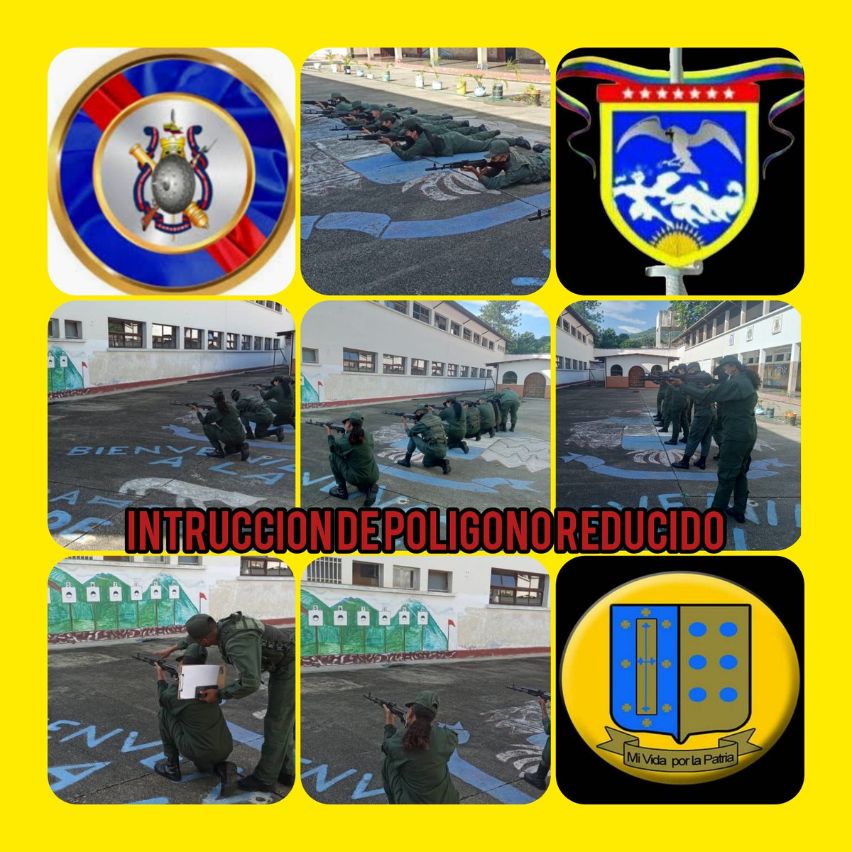 222batallon_d's tweet photo. #06Sep22|| Se realizó la instrucción de Polígono Reducido con todo el Personal Profesional y Tropas Alistadas de la Unidad, cumpliendo las líneas generales enmarcadas en:
TRIANGULACIÓN, ALINEACIÓN DE APARATOS DE PUNTERÍA Y POSICIONES DE TIRO. https://t.co/hphss114O9