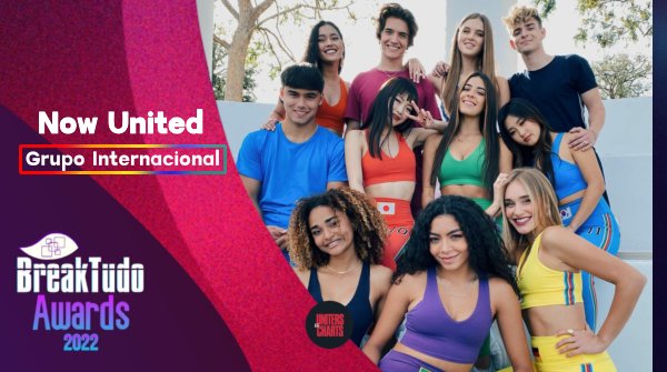 UnitersCharts's tweet photo. 🏆 VOTAÇÃO! Now United, Any Gabrielly, Josh Beauchamp e Noah Urrea, foram indicados na votação do "Breaktudo Awards 2022".

Now United – Grupo Inter.
Any Gabrielly – Instagrammer Favorito
Josh B – Creator Inter.
Noah U – Crush Inter.

– As votações tem início dia 10 de Setembro. https://t.co/kA4Taj1fdX