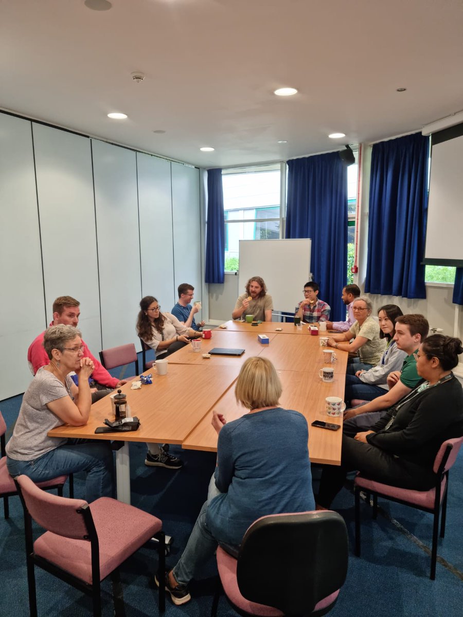 Nice turnout this morning at our first "PostDoc Coffee morning" of the new Life Sciences Department at Bath!
