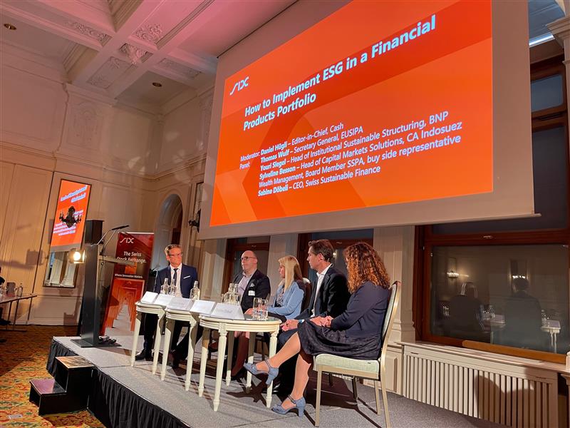 „How to implement ESG in a financial products portfolio“ - this question is addressed in today‘s second panel with our SSPA Board member Sylveline Besson. Thomas Wulf of #EUSIPA comments: „The banking sector should be a helper for the success of #ESG.“ 

#SSPA #ISPF2022