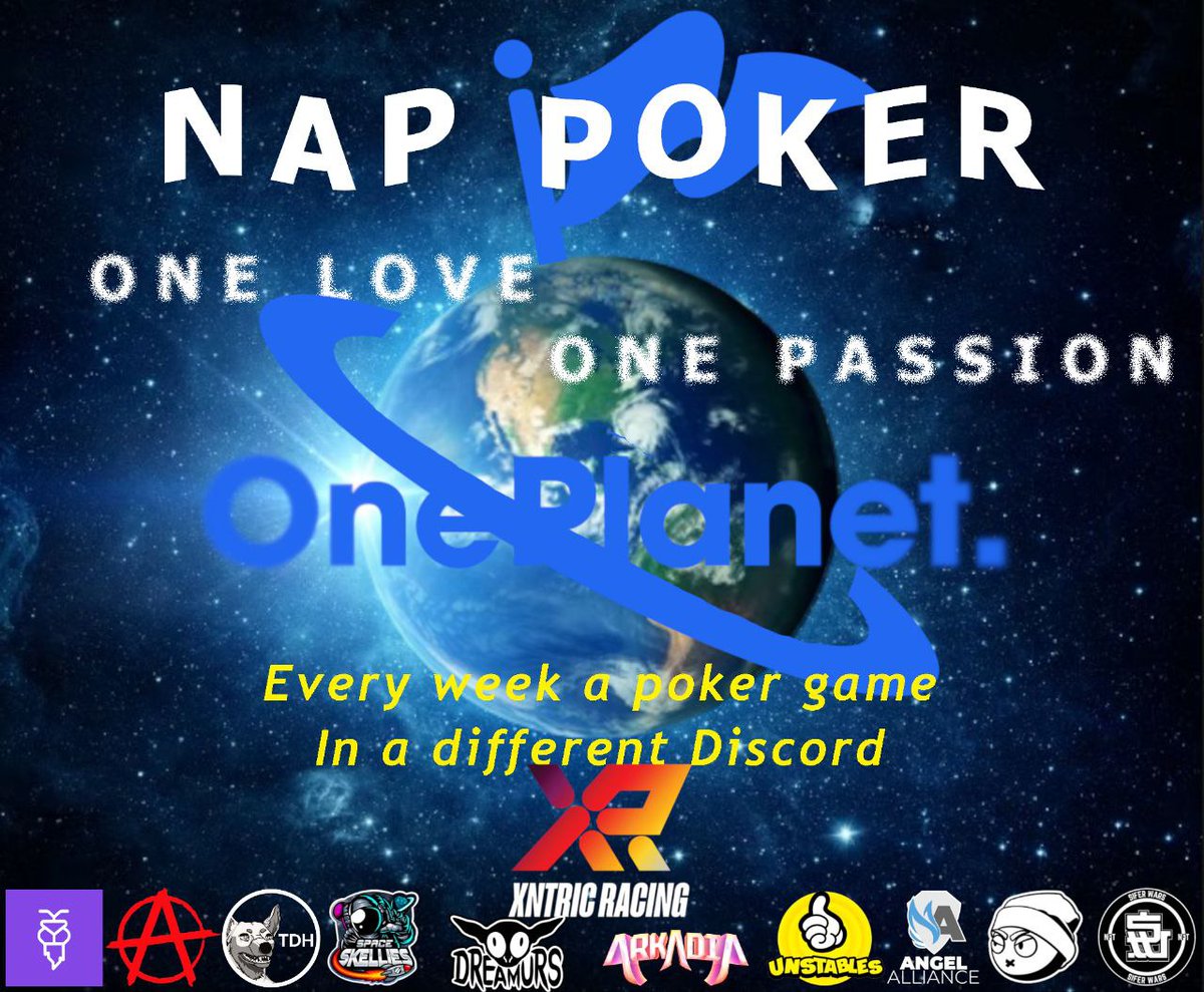 XNTRIC_RACING's tweet photo. We're hosting NAP Poker Night this Friday!💫

Awesome prizes for top 3 and for P1🏆 

* @XNTRIC_RACING NFT 🏎️
* @Speedhearts_NFT WL 😍
* 20 $matic 💰

Poker Game starts at 22:00 CET on Friday 09.09.

Get to our Discord for the game link before the event!
https://t.co/jvEKAeTJcD https://t.co/I6LmrOhf9W