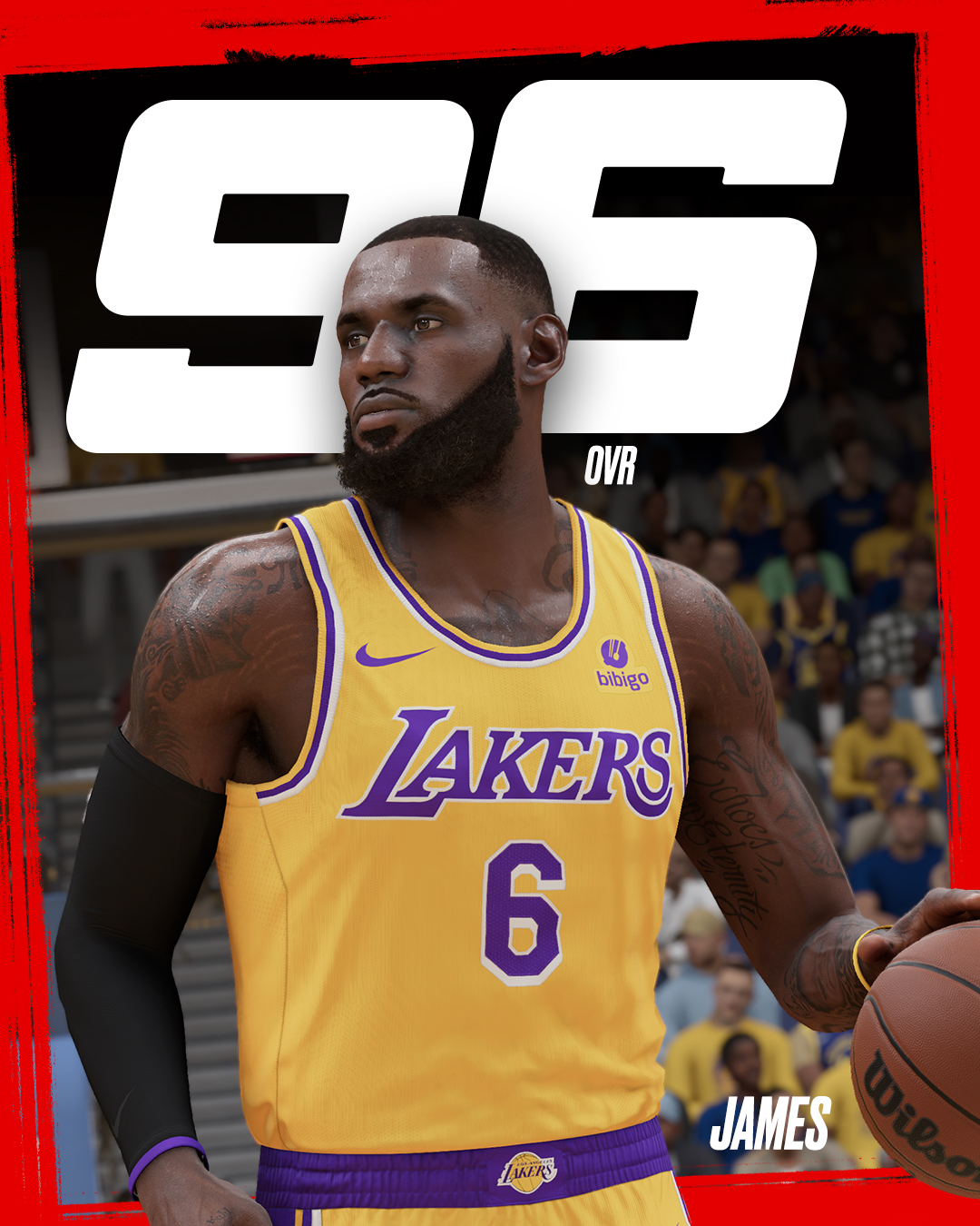 NBA 2K Ratings on X: LeBron has been included in the All-Time Los Angeles  Lakers roster with a 96 OVR! This is his lowest among his 9 versions in the  game and