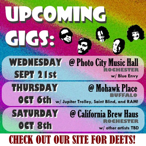 nerdsindenial's tweet photo. Itching for some live Nerds after our imminent EP drop? We've got ya covered. 😎 #livemusic #rochesterny #buffalo https://t.co/UBNx1dsTWD