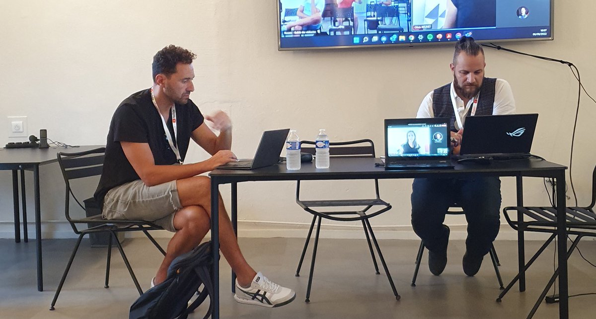 guildevideastes's tweet photo. Mesurer la webcréation, un enjeu important ! 📏
C'est avec ce sujet que nous terminons cette première journée d'étude avec Bilel Benbouzid, maître de conférences à @UGustaveEiffel et @oliviabrunet de @Mediametrie.
#FramesPro2022 https://t.co/vl9ID9tYXw