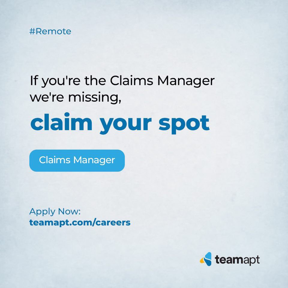 moniepoint's tweet photo. If you think you have what it takes, claim your rightful place.
Visit https://t.co/KlABMUpolK
#TeamApt #ClaimsManager https://t.co/RWfucFeL42