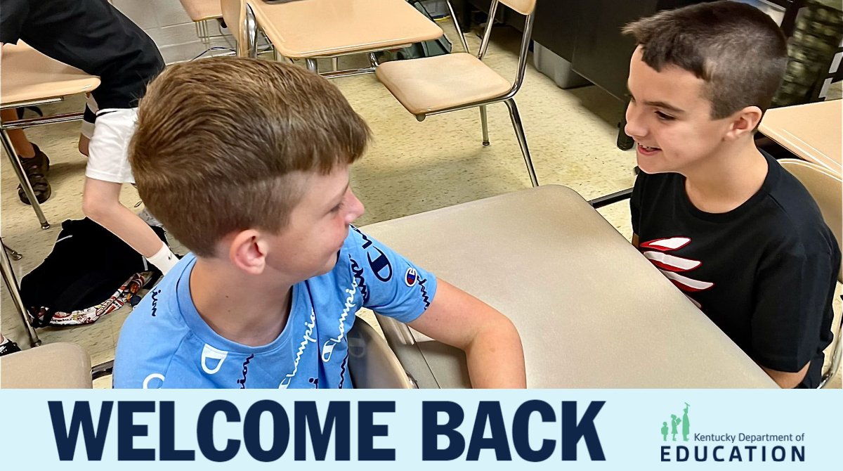 KyDeptofEd's tweet photo. π« Please join us in welcoming back students and staff at @CorbinSchools, @leslieschools, Buckhorn School and Robinson Elementary (@perrycoschools) for the 2022 - 2023 school year! #BackToSchoolKy #KyEd https://t.co/SjDbxWk8A9