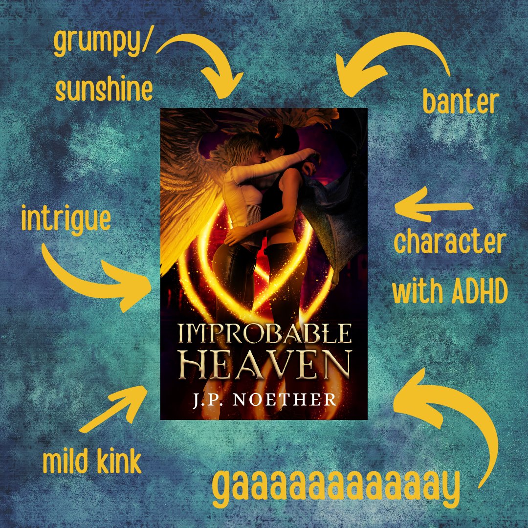 jpnoether's tweet photo. ICYMI: my sapphic angel/demon romance is on sale through Friday, September 9! https://t.co/1wYkRkp7v1