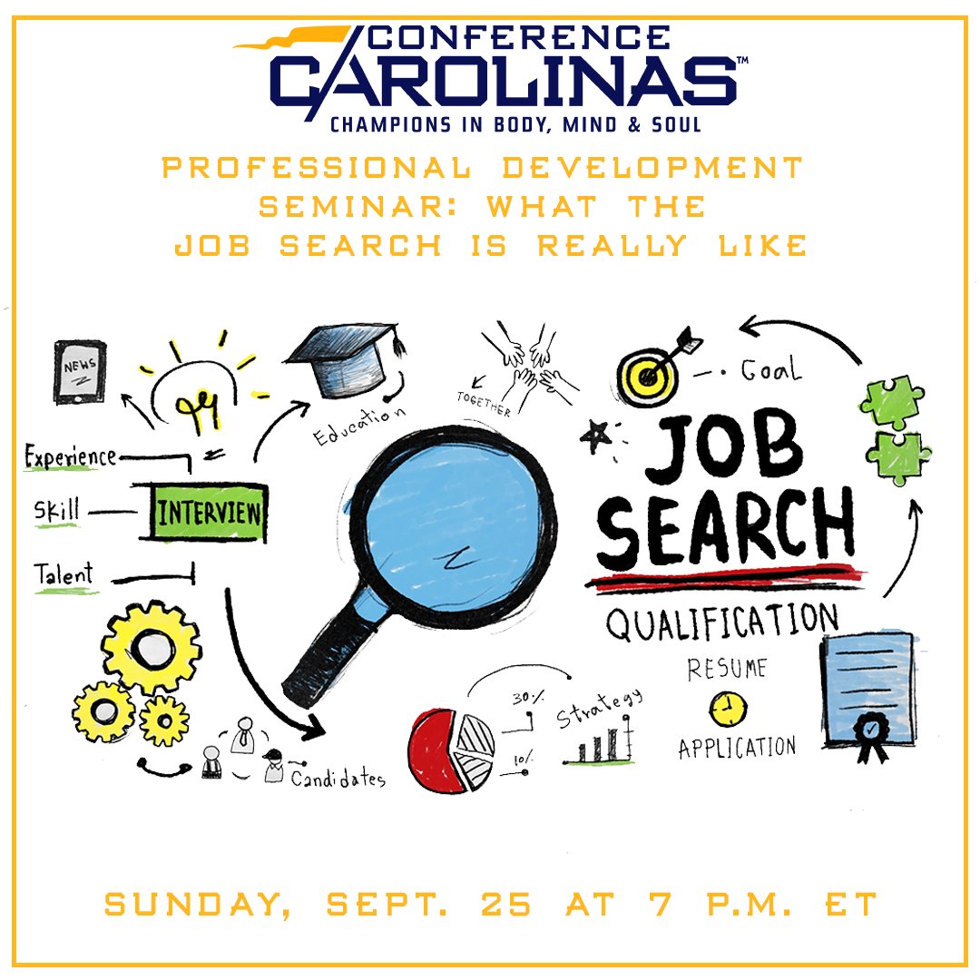 ConfCarolinas's tweet photo. Are you ready for your first job interview? Do you know what the job search is REALLY like? Want to ace your first search?

Sign up today 👉 https://t.co/Zt9b2ETMmM
#LeadingTheWay | #BodyMindSoul https://t.co/o9FmOc8iMS