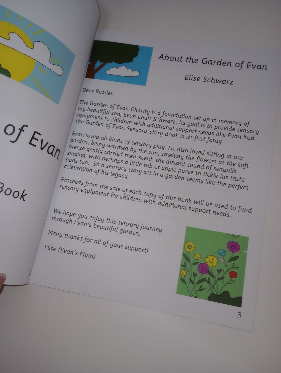 CR_DaisyChain's tweet photo. Our Little Marvels had the pleasure of being introduced to this wonderful sensory book 'Garden of Evan' by Elise Schwarz. Find out more about the amazing charity at @CharityGarden https://t.co/WOylOnW3yR