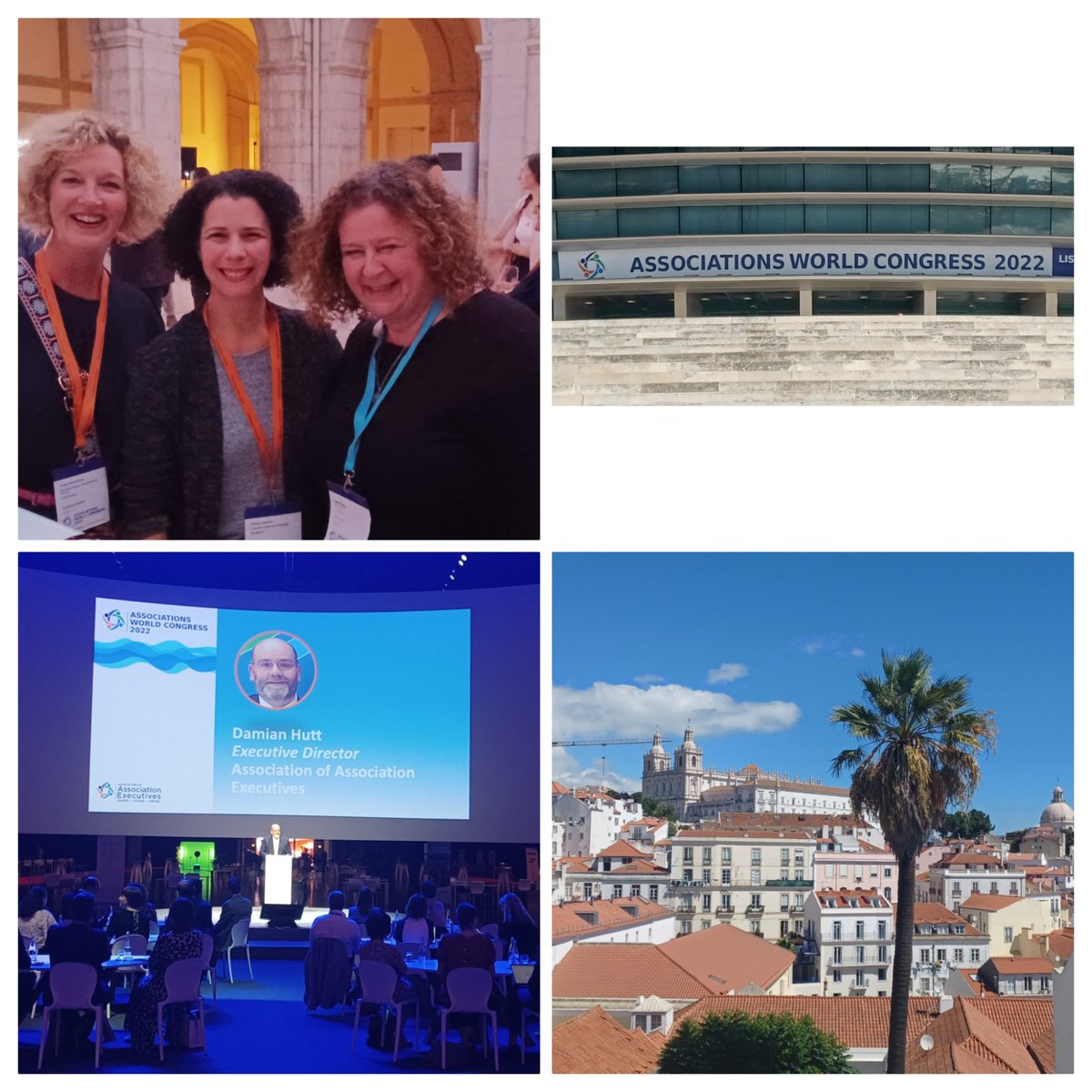 Meeting like minds and the like haired😀. Lisbon for the Association World Congress.