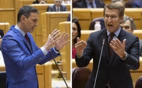 DiversaComunic2's tweet photo. SPAIN. First debate begins in the #Senate between #PedroSanchez, president of #Spain, and #Feijo; leader of the opposition and of the #PopularParty. This debate focuses on #EnergySaving. https://t.co/CPZFsnyLUJ
