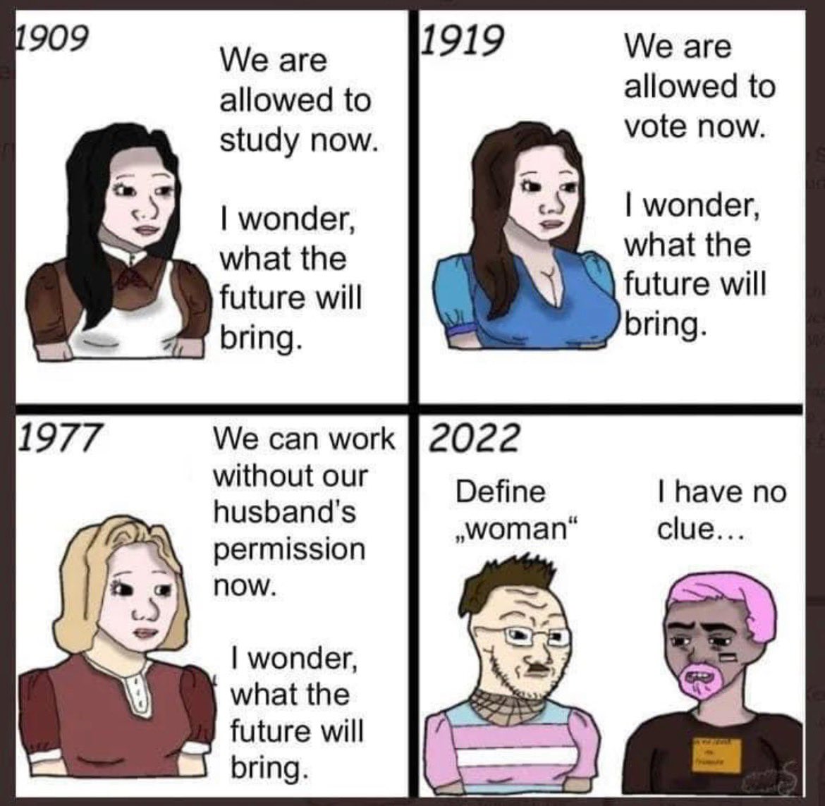 ArielleScarcell's tweet photo. What happened to feminism? https://t.co/hFkk8Re7uc