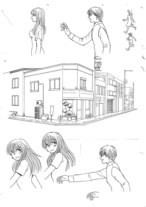 A4コピー紙にペン入れしてそれを編集するという非効率的な漫画の描き方してる。でも一発でうまくいくこと中々なくてどうしても書き直してたらこんなことに。遅筆の理由の一つ。 