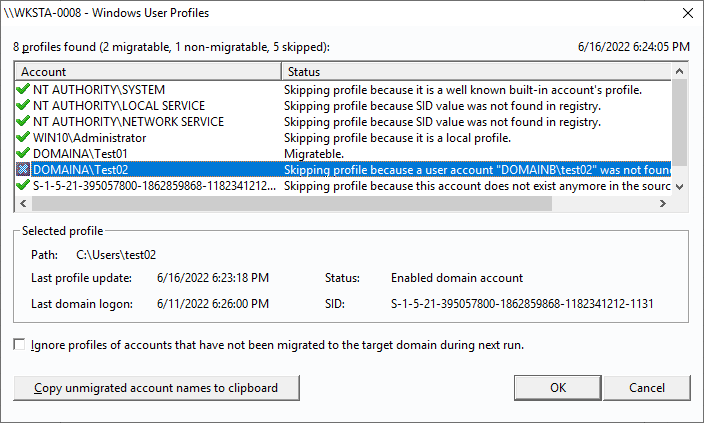 SysManage's tweet photo. CopyRight2 build 571 extends the domain migration abilities and introduces the new Computer and Profile Migration job type. Use it to interactively migrate computers and local user profiles between domains. Download the trial version now. #ActiveDirectory #IT #Sysadmin #Windows https://t.co/GAFtB7QXJO