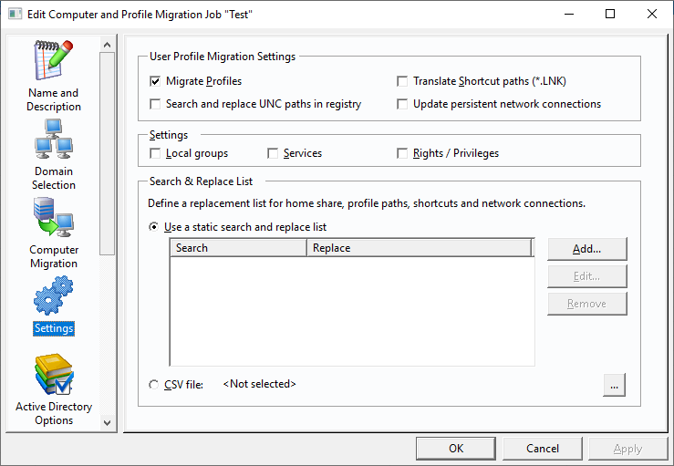 SysManage's tweet photo. CopyRight2 build 571 extends the domain migration abilities and introduces the new Computer and Profile Migration job type. Use it to interactively migrate computers and local user profiles between domains. Download the trial version now. #ActiveDirectory #IT #Sysadmin #Windows https://t.co/GAFtB7QXJO