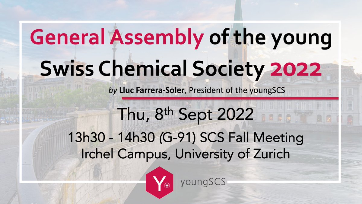 youngSCS (@youngscs1) on Twitter photo Are you attending the <a href="/SwissChemistry/">Swiss Chemical Society</a> Fall Meeting this week at <a href="/UZH_Chemistry/">UZH Chemistry</a> ?
If yes then don’t forget to stop by the youngSCS GA !
Some exciting events to be announced and a price for the winner of our quiz ! 🏆🎁
Can you guess which event will be back next year ? ⛷🧪 Are you attending the <a href="/SwissChemistry/">Swiss Chemical Society</a> Fall Meeting this week at <a href="/UZH_Chemistry/">UZH Chemistry</a> ?
If yes then don’t forget to stop by the youngSCS GA !
Some exciting events to be announced and a price for the winner of our quiz ! 🏆🎁
Can you guess which event will be back next year ? ⛷🧪