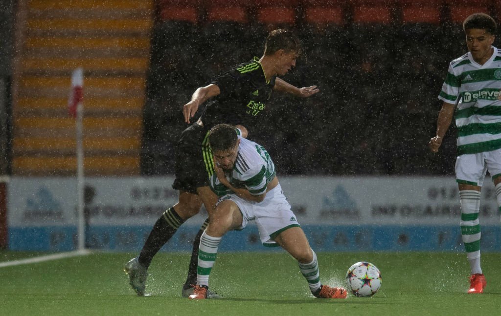 ❗️Real Madrid currently winning 4-0 against Celtic after 33 minutes in the Uefa Youth League. ⚪️