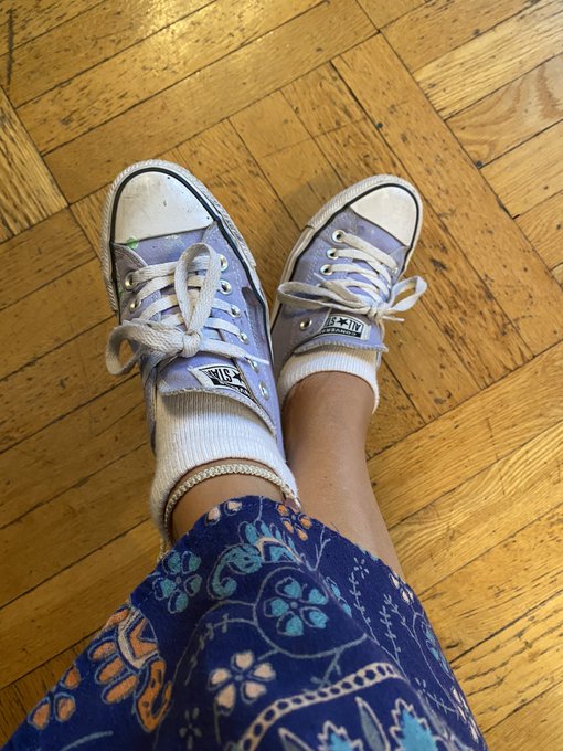 Today is the big move day.  These chucks have been through hell the past 2 weeks of painting the new