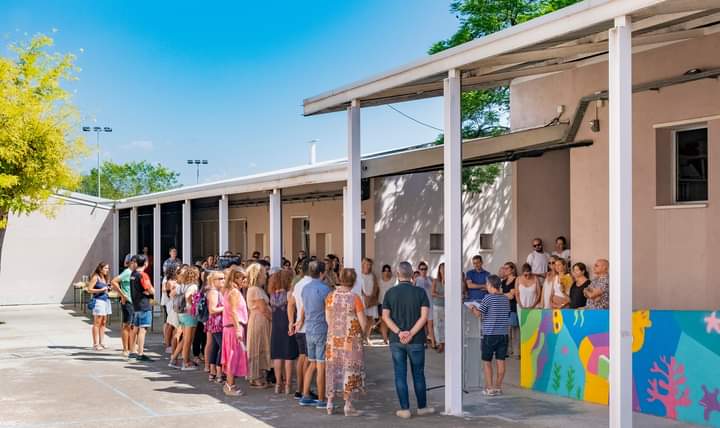 ajconstanti's tweet photo. 📷 Coincidint amb la setmana d’inici del curs escolar, avui s'ha celebrat un acte de reconeixement i benvinguda al personal docent i a tota la comunitat educativa de #Constantí. https://t.co/34H5USirsF
