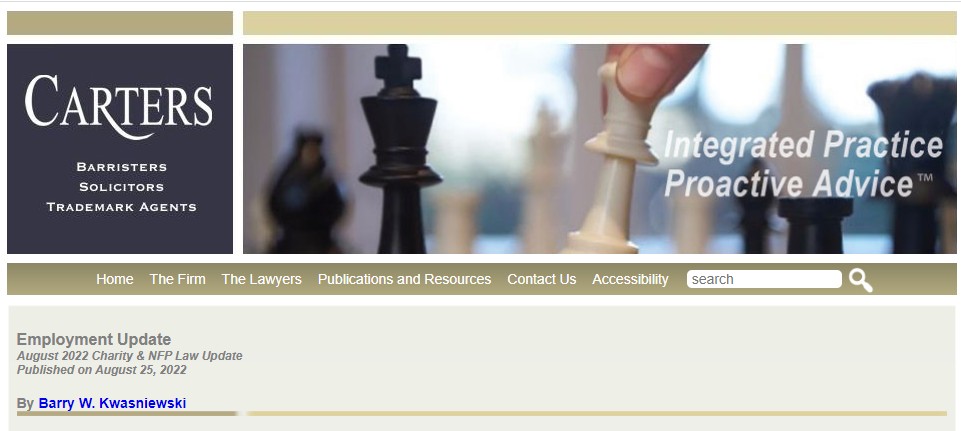 Charity Law Update tweet media