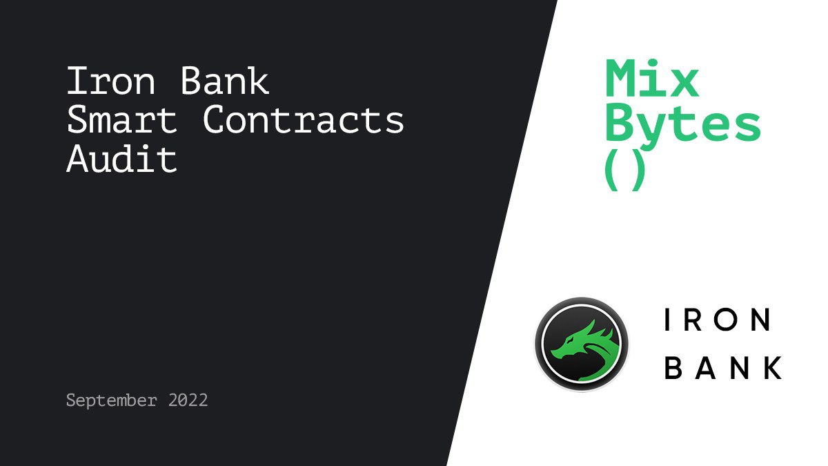 _Sonic_HUB's tweet photo. ✨ @MixBytes has completed the audit of @ibdotxyz 

✨ #MixBytes is a team of experienced developers providing top-notch blockchain solutions, smart contract security audits and tech advisory

🔽Full Report
https://t.co/M3EUG0fiPy https://t.co/7WDP7bMZe0