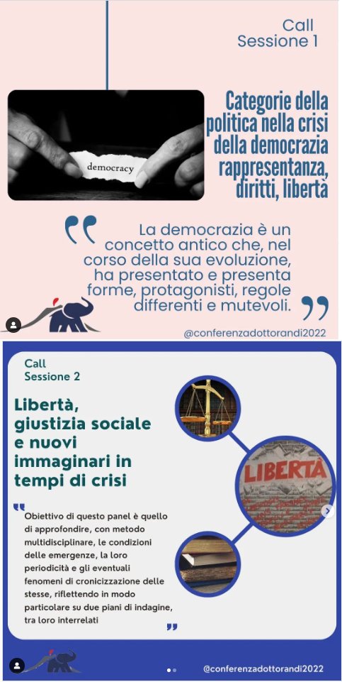 cndss21's tweet photo. ⏰Mancano pochissimi giorni alla chiusura della call for long abstract. 
📌Per chi non avesse ancora inviato il proprio contributo, ecco un promemoria delle 5 call. https://t.co/YSl9UbFqVn
