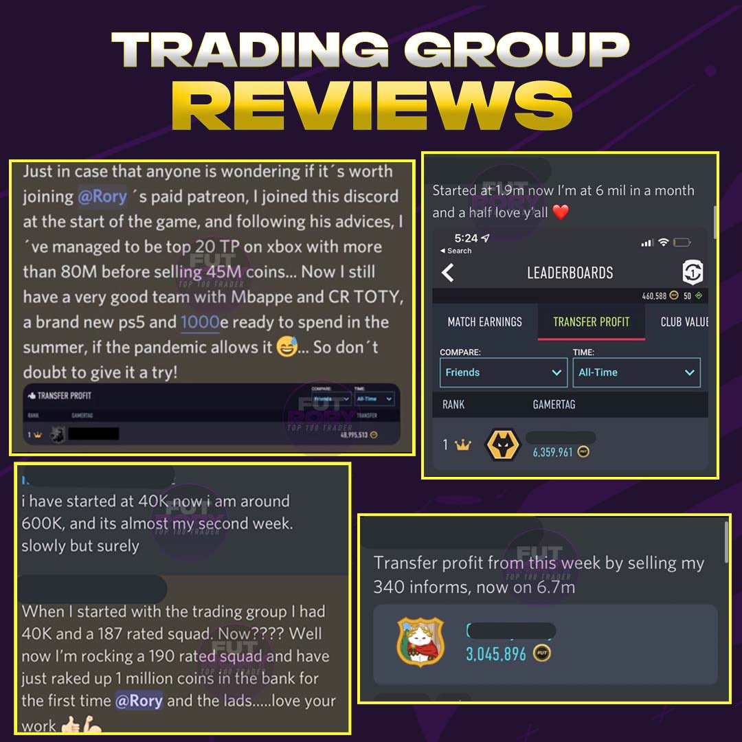 FUT_Rory's tweet image. 🚨1 hour giveaway ⚡️

September trading group spot 💸

💰Get the best possible start to #FIFA23 

Retweet &amp;amp; follow to enter 🟢