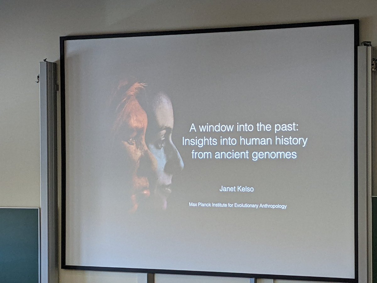 gcb2024's tweet photo. Janet Kelso @jfkelso now talks about "A window into the past: Insights into human history from ancient genomes" https://t.co/pF60KpUjgp